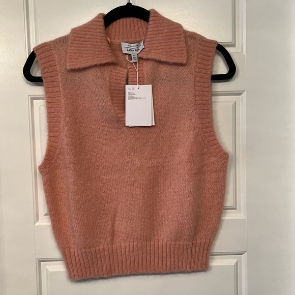& Other Stories Sweaters - & other stories polo sweater wool vest